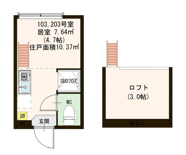 ハーモニーテラス大森西の間取り