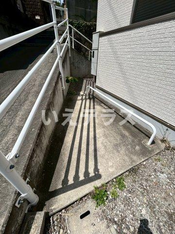 ルミエール西代B棟のバルコニー