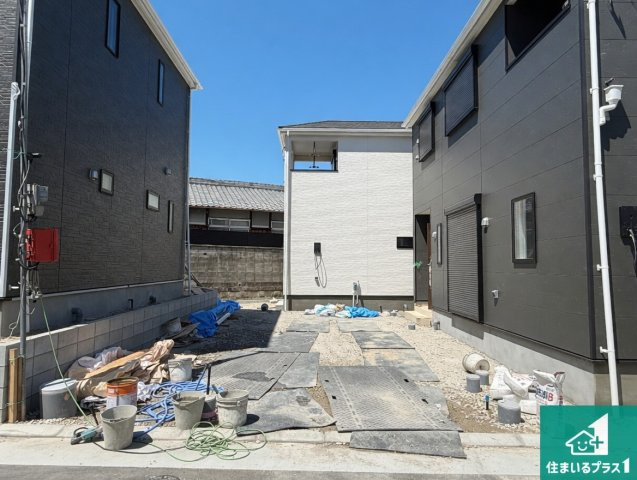 ■枚方市釈尊寺町　第4期　新築一戸建ての外観|現在の進捗状況です！順調に作業進行中、完成が待ち遠しいです！詳細の間取り等、お気軽にお問い合わせください！