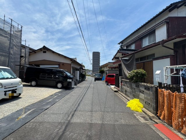 ーBloomーブルームー小倉北区東篠崎1丁目1期　【小倉北区　新築戸建て】の前面道路含む現地写真|現地撮影　2024,6,11　ーBloomーブルームー小倉北区東篠崎1丁目1期　【小倉北区　新築戸建て】