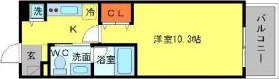 大阪市西区江戸堀１丁目の賃貸マンションの間取り