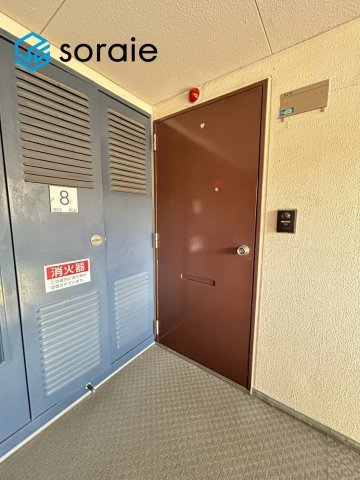 椿峰ニュータウン６２街区１号棟　中古マンション　8階の玄関|2026/5/18撮影