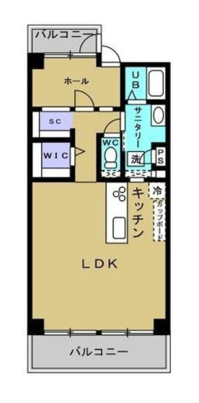 グランドハイツ太陽の間取り