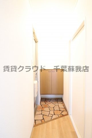 グリーンヒルズDの玄関|落ち着いた玄関です
