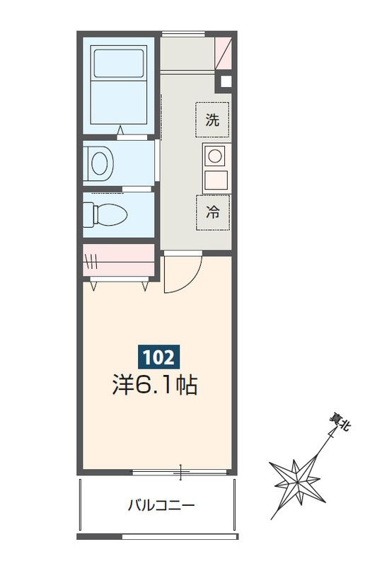 MELDIA春日部の間取り