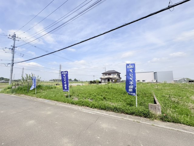川越市平塚　建築条件なし売地　東武東上線『川越駅』バス19分　【上戸小学区】の外観