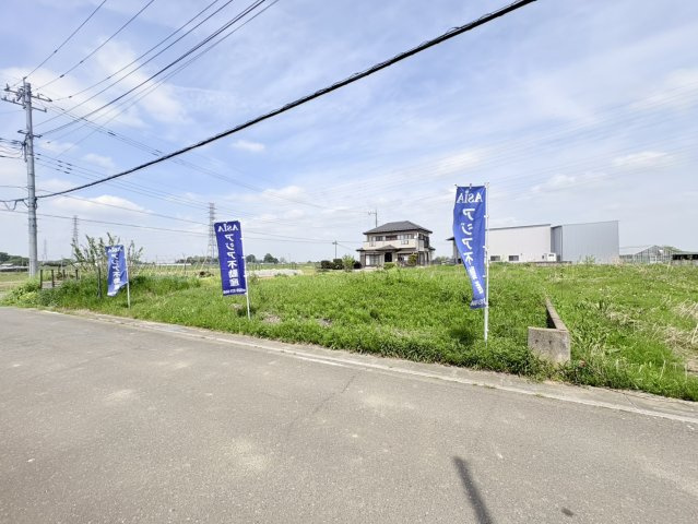 川越市平塚　建築条件なし売地　東武東上線『川越駅』バス19分　【上戸小学区】の外観