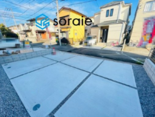 狭山市水野37期全2棟　新築戸建　グラファーレの駐車場|8/24撮影