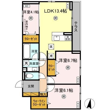 【間取り】 | ベルニー太田