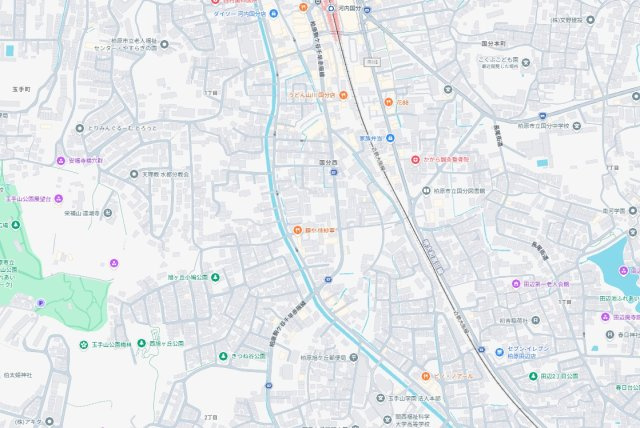 柏原市国分西　第2期　新築一戸建ての地図