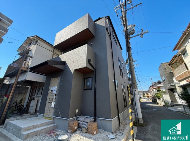 柏原市国分西　第2期　新築一戸建ての外観|現在の進捗状況です！順調に作業進行中、完成が待ち遠しいです！詳細の間取り等、お気軽にお問い合わせください！