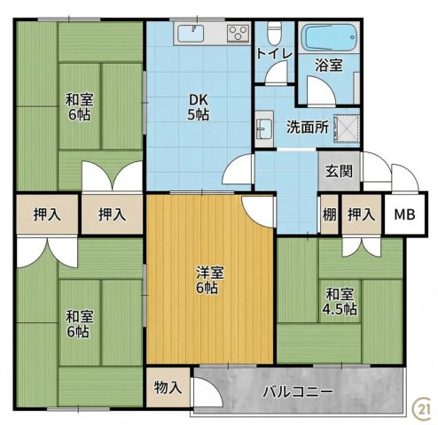 ひよどり台2団地16号棟