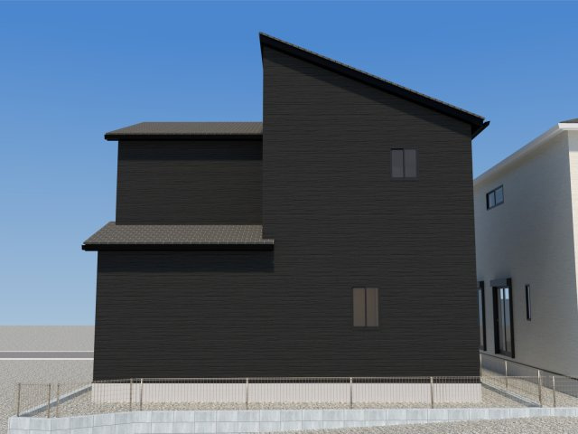 鳥栖市驫木町3期　2号棟の完成予想図