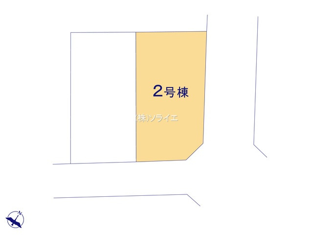 狭山市水野37期全2棟　新築戸建　グラファーレの区画図