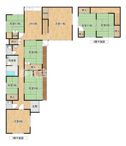 文里2丁目戸建て（オーナーチェンジ）の間取り