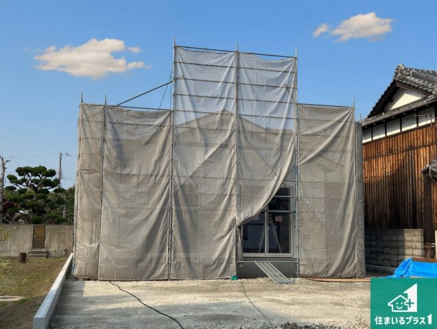 姫路市東山　第5期　新築一戸建ての外観|周辺は落ち着いた街並みの住宅地！子育てがしやすい住環境です！まだ未完成ですが、現地でしかわからない事もございます。是非一度ご覧ください。
