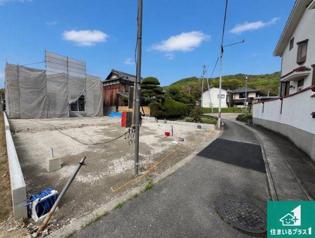 姫路市東山　第5期　新築一戸建ての前面道路含む現地写真|周辺は落ち着いた街並みの住宅地！子育てがしやすい住環境です！まだ未完成ですが、現地でしかわからない事もございます。是非一度ご覧ください。