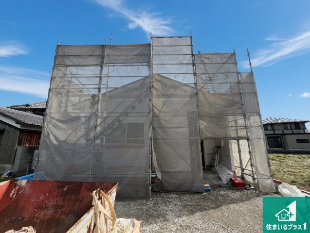 姫路市東山　第5期　新築一戸建ての外観|周辺は落ち着いた街並みの住宅地！子育てがしやすい住環境です！まだ未完成ですが、現地でしかわからない事もございます。是非一度ご覧ください。