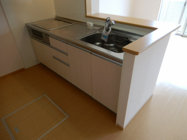 サニープレイス塩屋台のキッチン