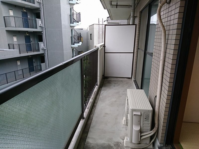 中葛西ハイツのバルコニー