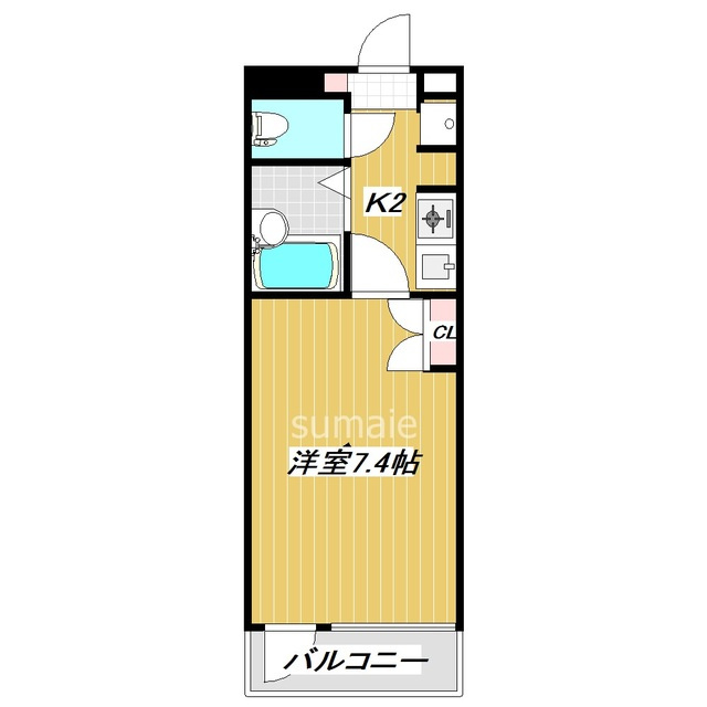 リバーフロントプラザの間取り|間取図です。