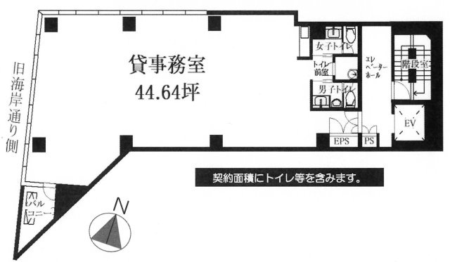 品川シティビルの間取り