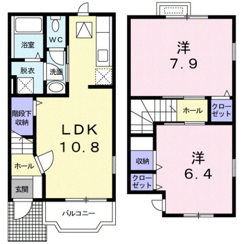 ブライト　ローレルの間取り|間取図