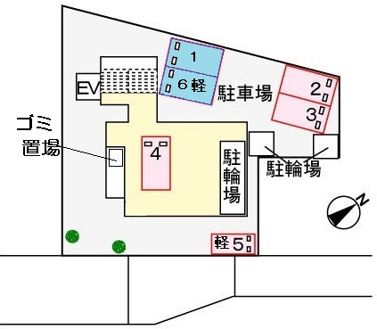 カーサ・フィオーレ中広通りの駐車場|駐車場