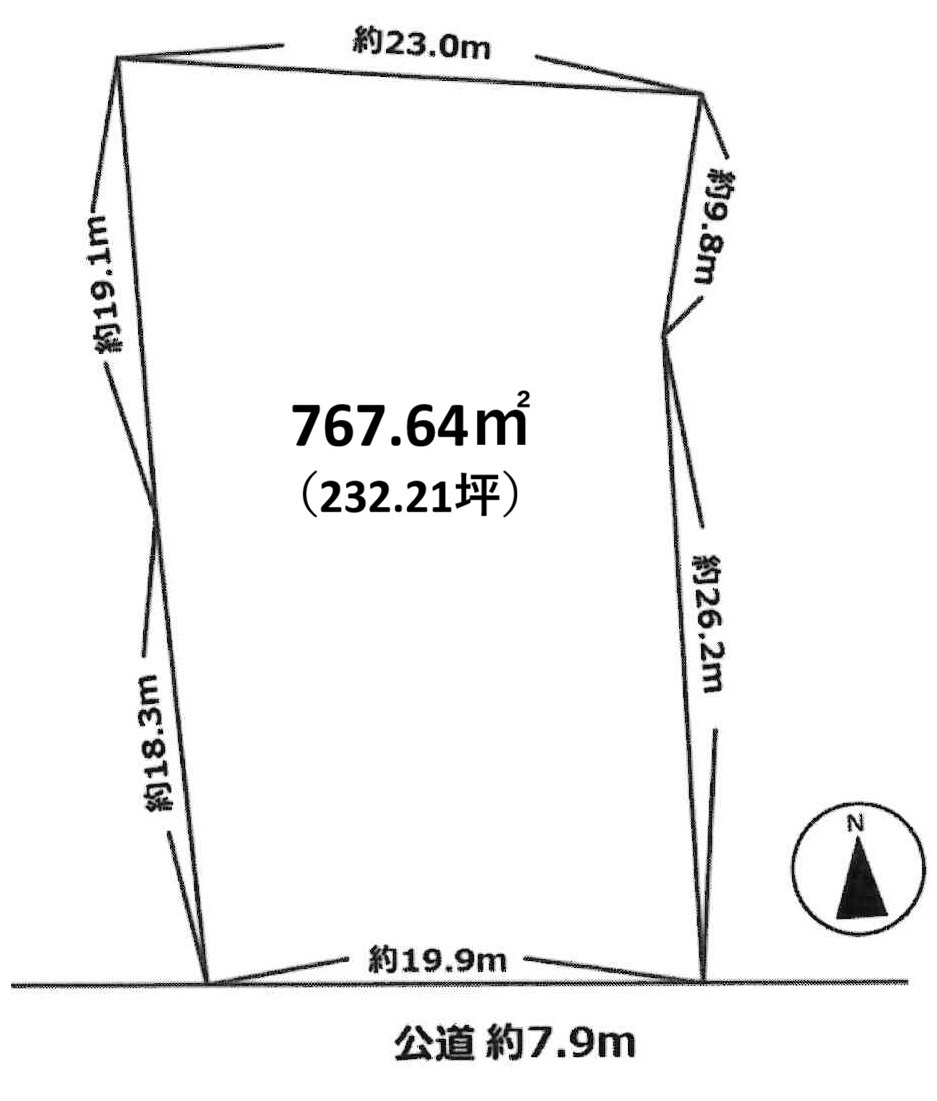 小牧市大字北外山　売地