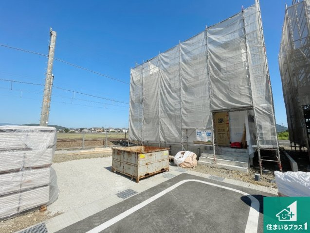 東近江市今町　第3期　新築一戸建ての外観|現在の進捗状況です！順調に作業進行中、完成が待ち遠しいです！詳細の間取り等、お気軽にお問い合わせください！