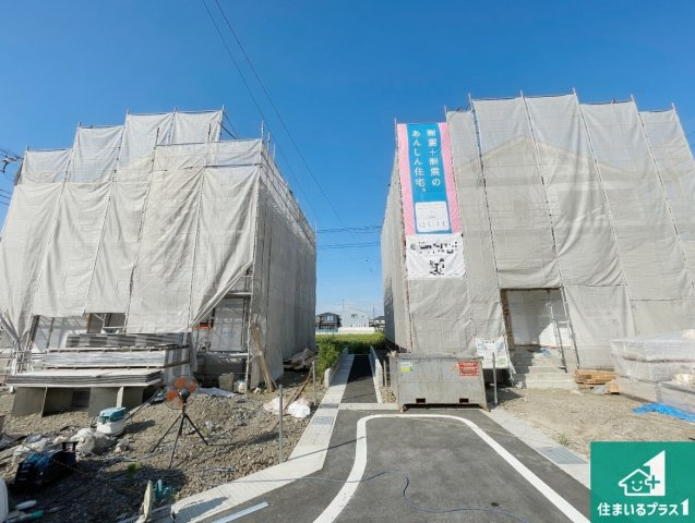 東近江市今町　第3期　新築一戸建ての外観|現在建築中！落ち着いた街並みで新生活を始めることが出来そう！周辺の物件も併せてご紹介させて頂きます！