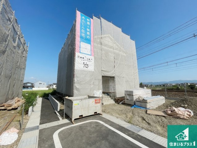 東近江市今町　第3期　新築一戸建ての外観|現在の進捗状況です！順調に作業進行中、完成が待ち遠しいです！詳細の間取り等、お気軽にお問い合わせください！