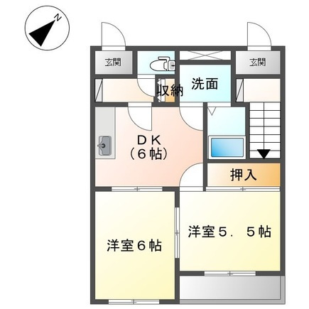 【間取り】 | サンハイツ山ノ手