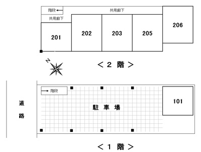 【区画図】 | ハイツ不動