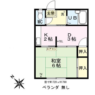 【間取り】 | ハイツ不動