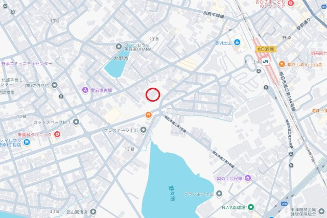 ユニオンハイツ土山　　JR「土山駅」徒歩6分の地図