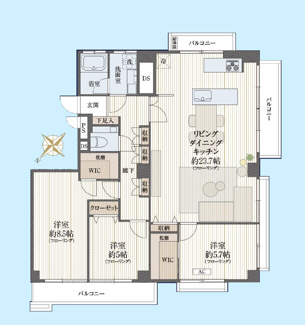【間取り】 | ニュー常磐松マンション