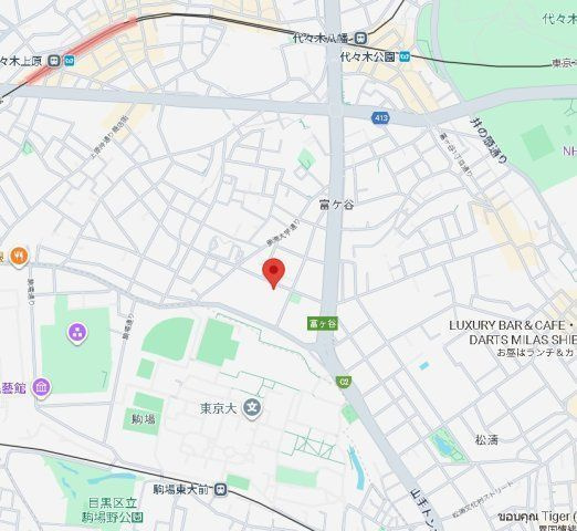 レジデンス渋谷富ヶ谷（ResidenceShibuyaTomigaya）のエントランス