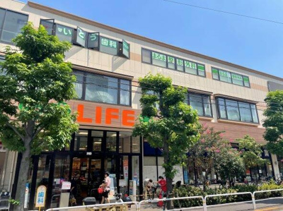 【周辺】 | リビオメゾン戸越銀座 | ライフ大崎百反通店まで410m 