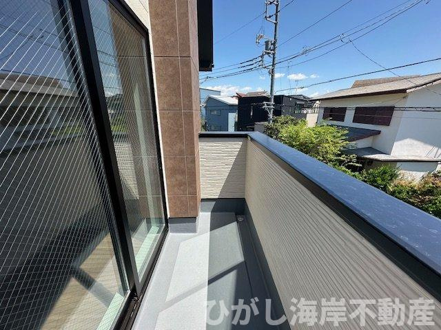 茅ヶ崎市東海岸北5丁目　新築戸建　全３棟のバルコニー|バルコニー