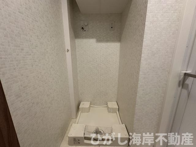 パレステージ片瀬江ノ島のランドリースペース|洗濯機置場