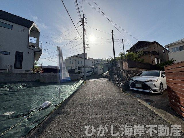 藤沢市辻堂3丁目　売地の前面道路含む現地写真|現地外観