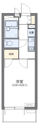 レオパレスヴァンルミエールの間取り