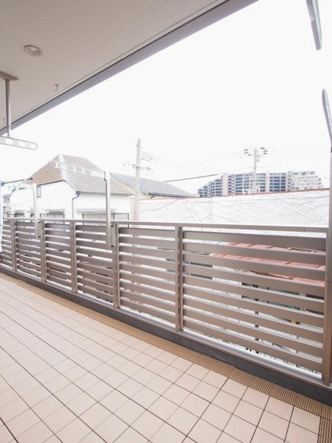 再度筋町戸建のバルコニー