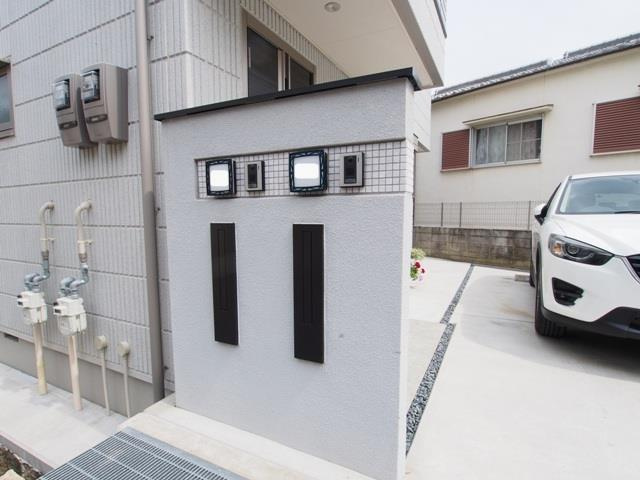再度筋町戸建のエントランス