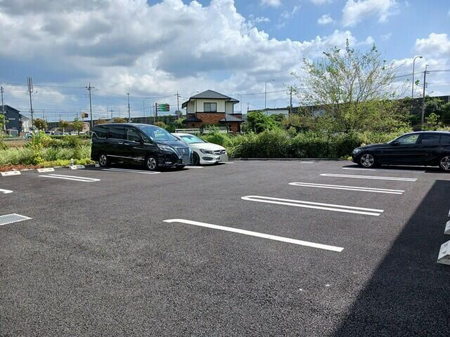オリュザＢの駐車場
