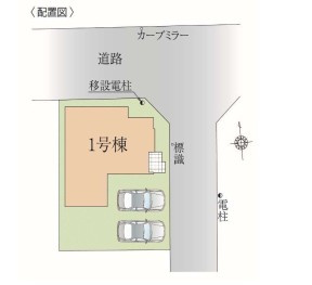 所沢市東狭山ヶ丘9期全1棟　新築戸建の区画図|令和8年7月16日撮影。