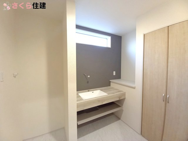 宇都宮市石井町　1号棟の洗面所