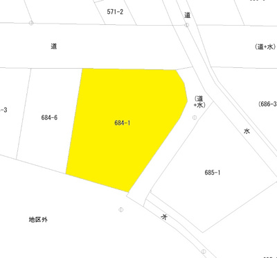 【土地図】 | コーポエクセルKUKIDOME