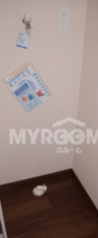 アーバンプレイス新宿戸山Aの内装|室内洗濯機置場★上部収納有☆（同一仕様写真）